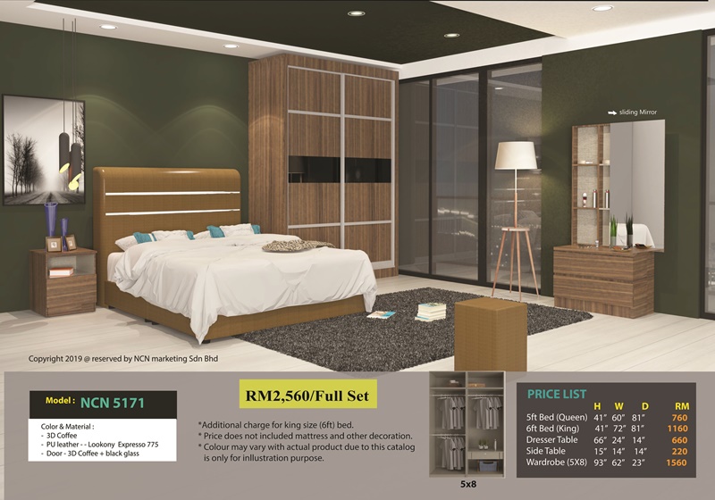 ncn bedroom furniture set